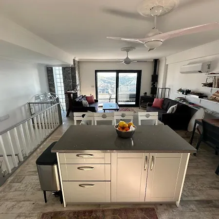 Daire Tranquil Seaview With Private Pool In Bodrum