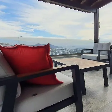 Tranquil Seaview With Private Pool In 아파트 Bodrum